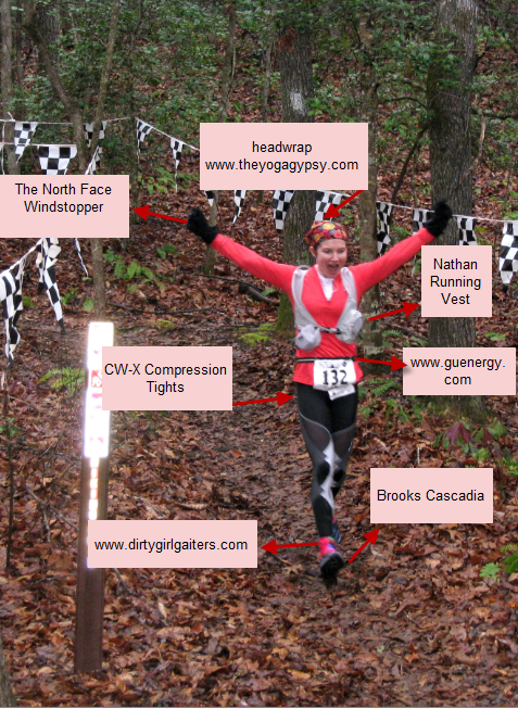 Marcey Finish trail run race