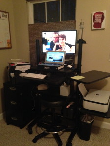 My standing workstation