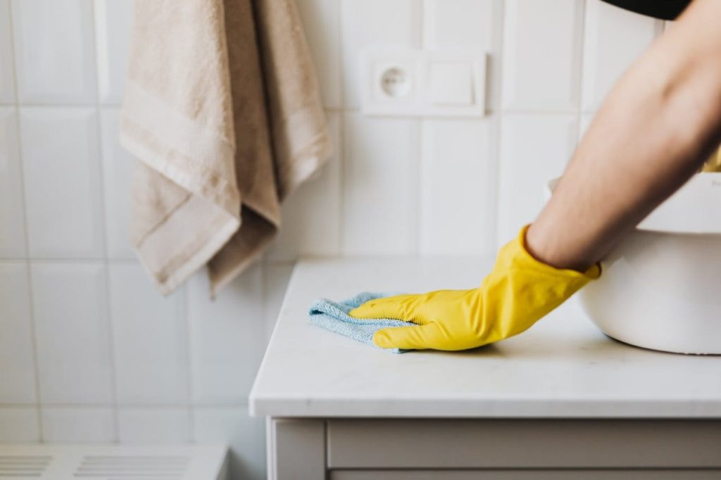Housewife Cleaning