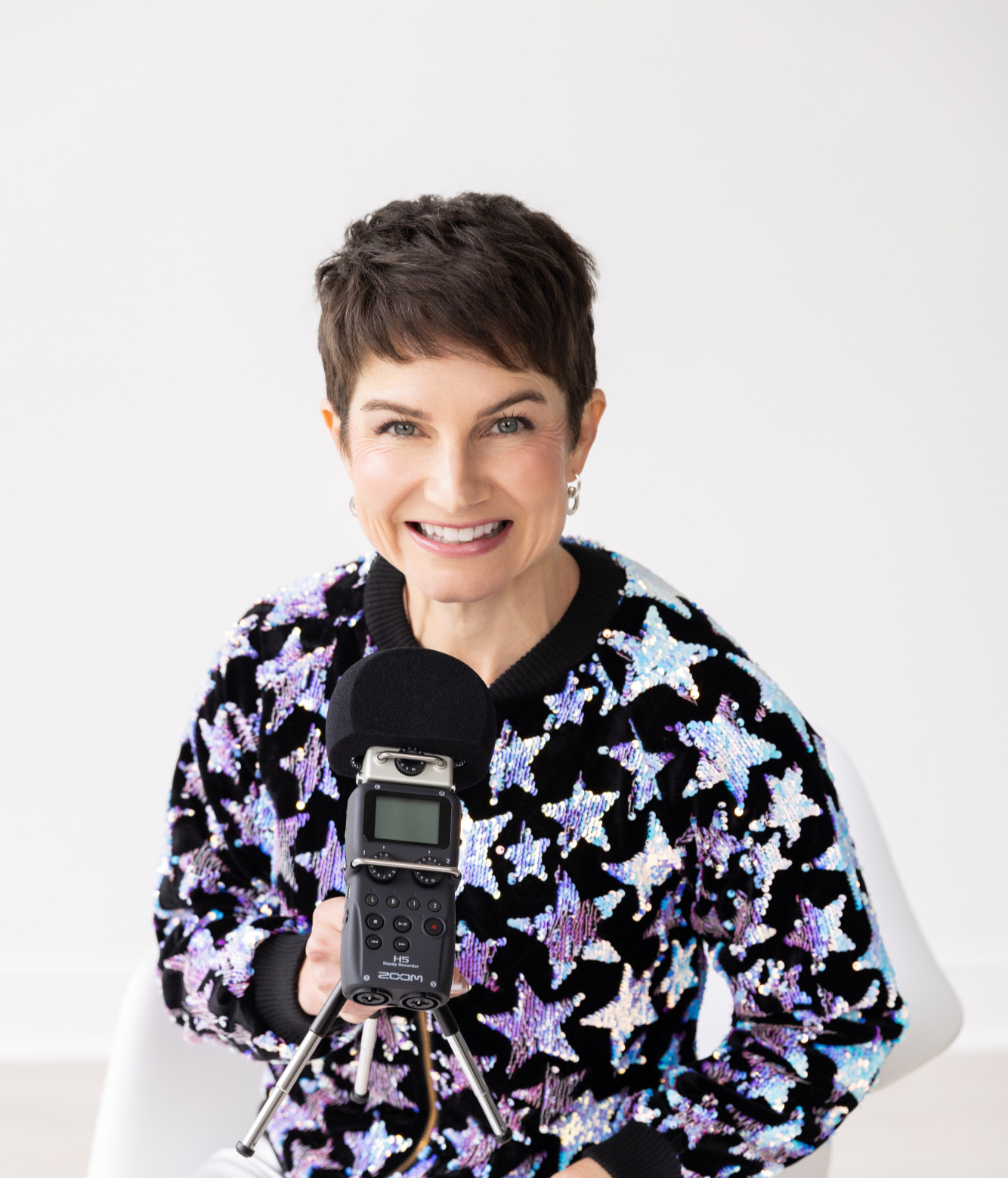 Marcey Rader Podcaster Headshot Edited Marcey Podcast